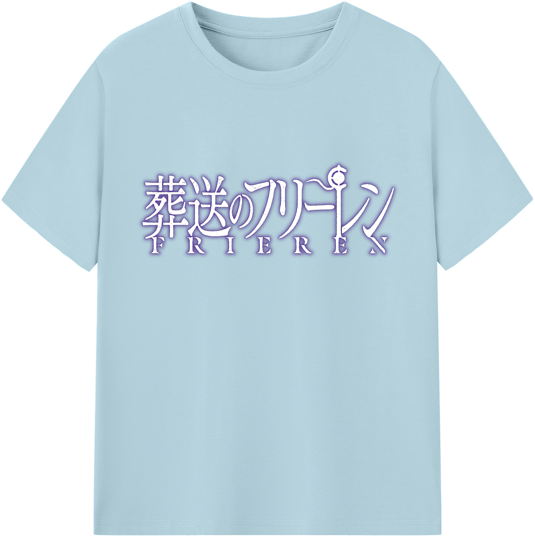 （画像用） 葬送のフリーレン Frieren 綿100％半袖Tシャツ（フロントプリント）